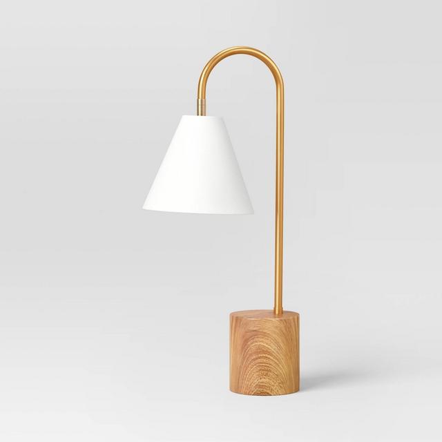 Goose Neck Task Lamp Brass - Threshold™
