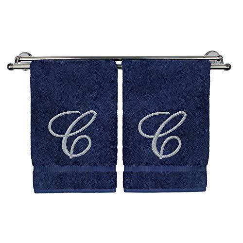 Custom Embroidered Monogram Towels Extra Large Size Plush Bath Sheets  Wedding Gift for Newlywed Couples Bath Towels Initial 