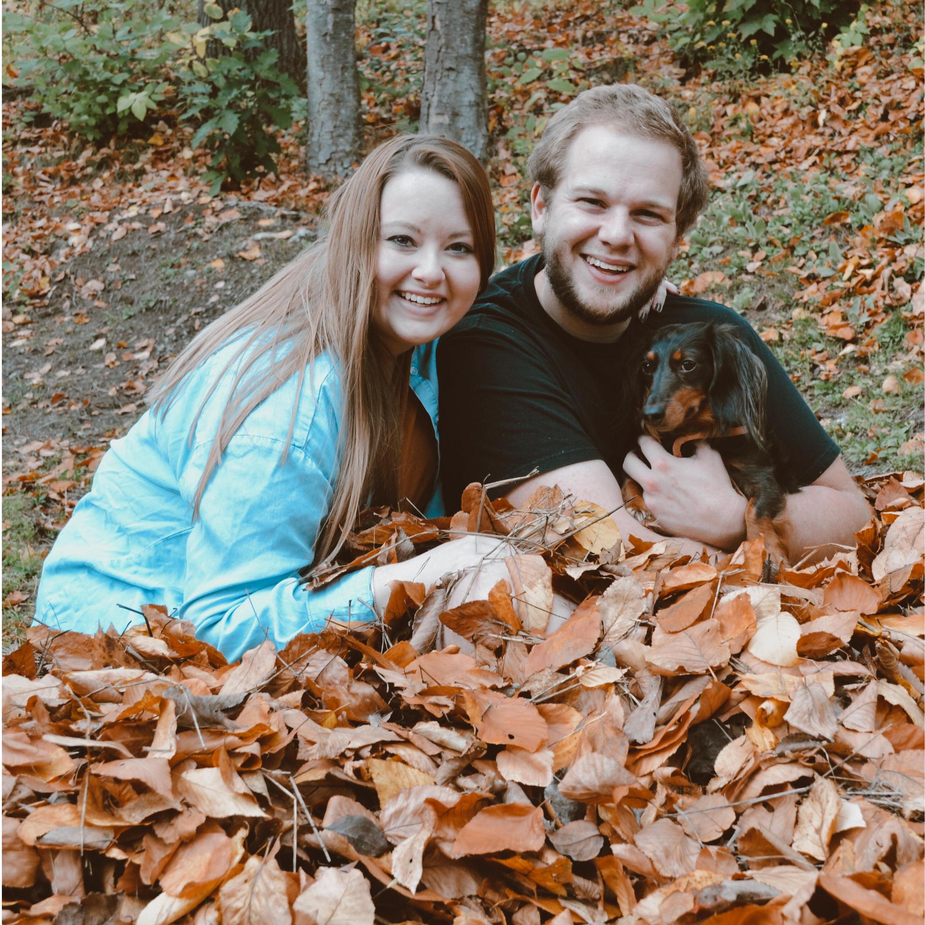 Raking Leaves. Oct 2020