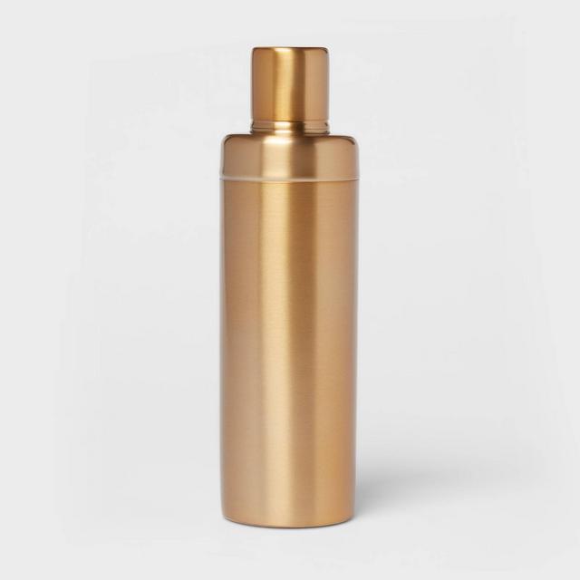 Metal Cocktail Shaker Gold - Threshold™