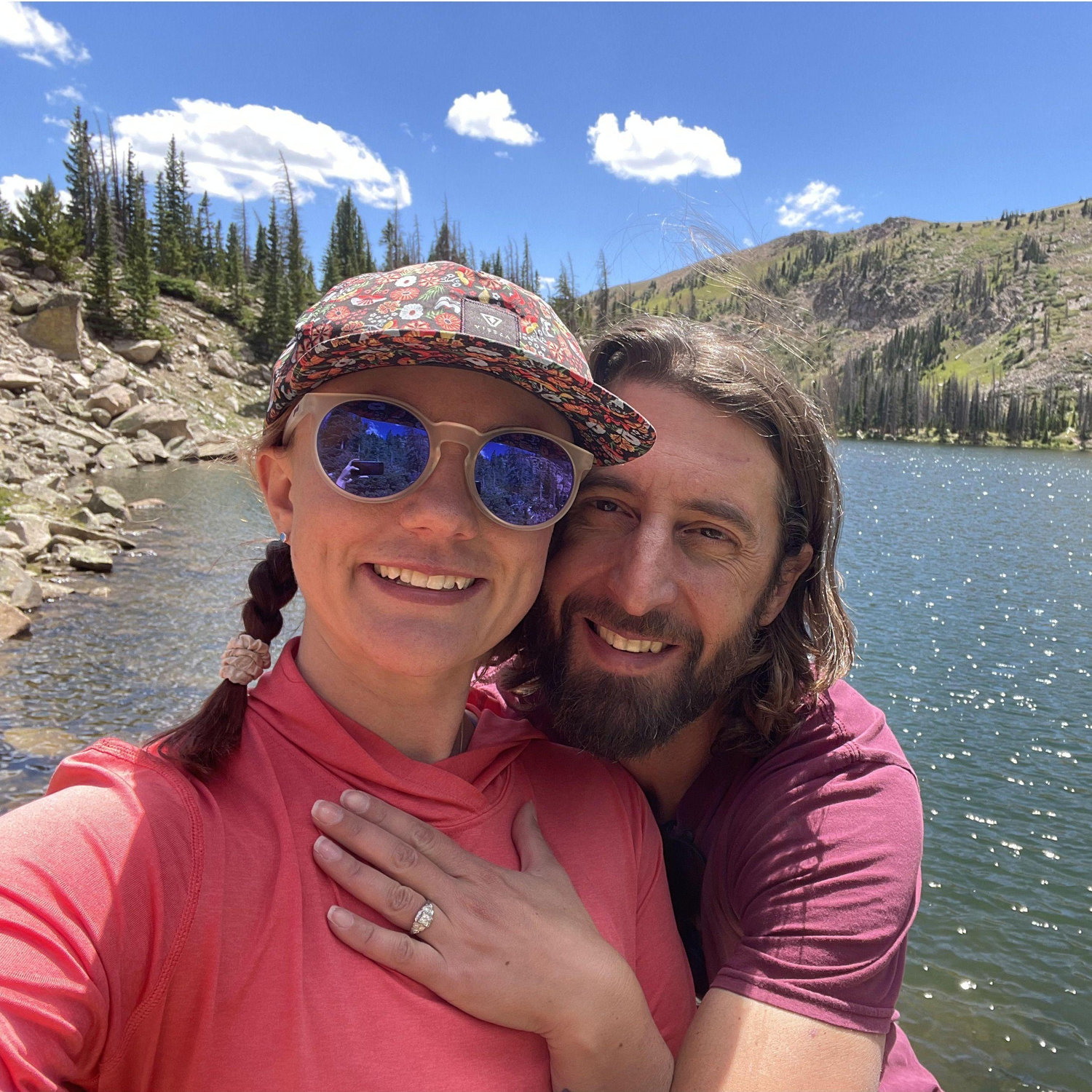 The day we were engaged!