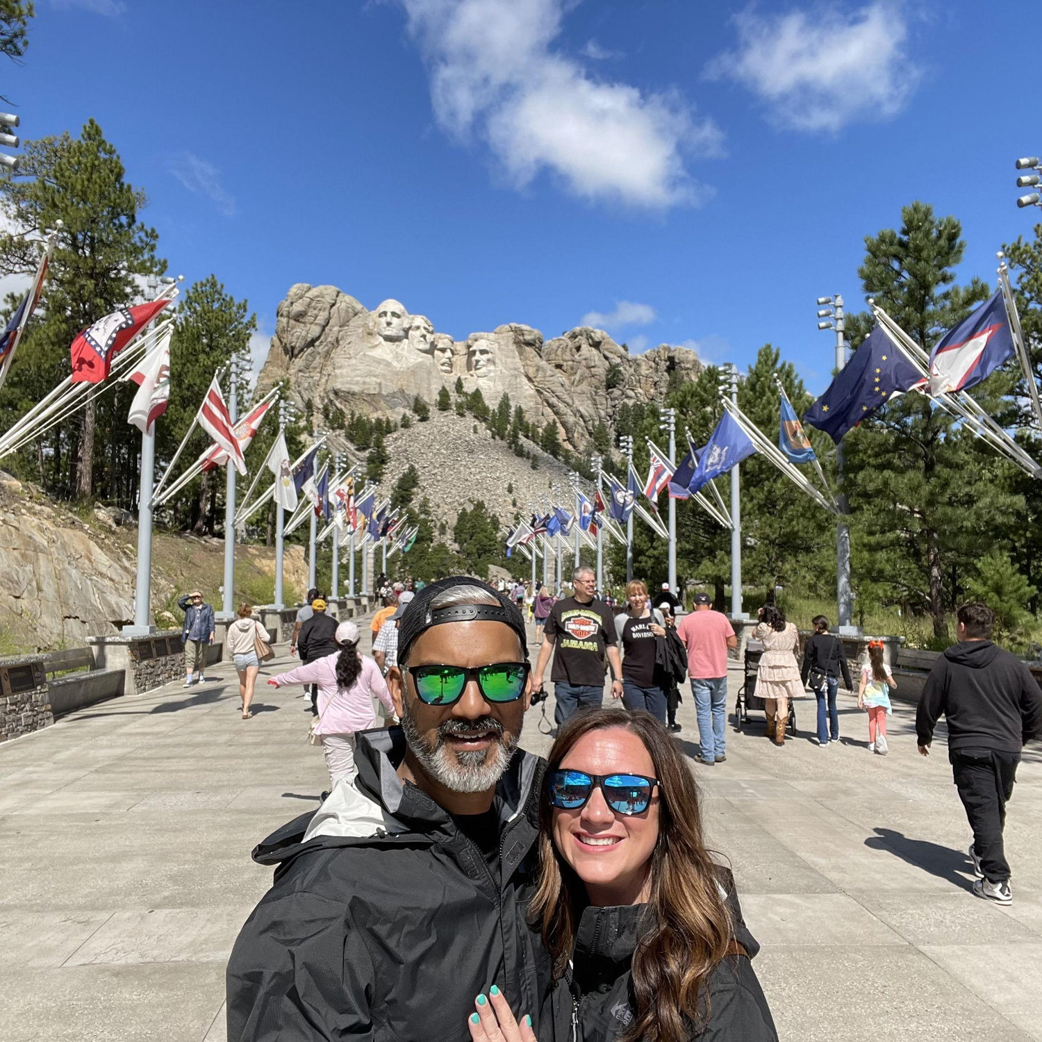 Another stop, another adventure—Mount Rushmore, South Dakota.
