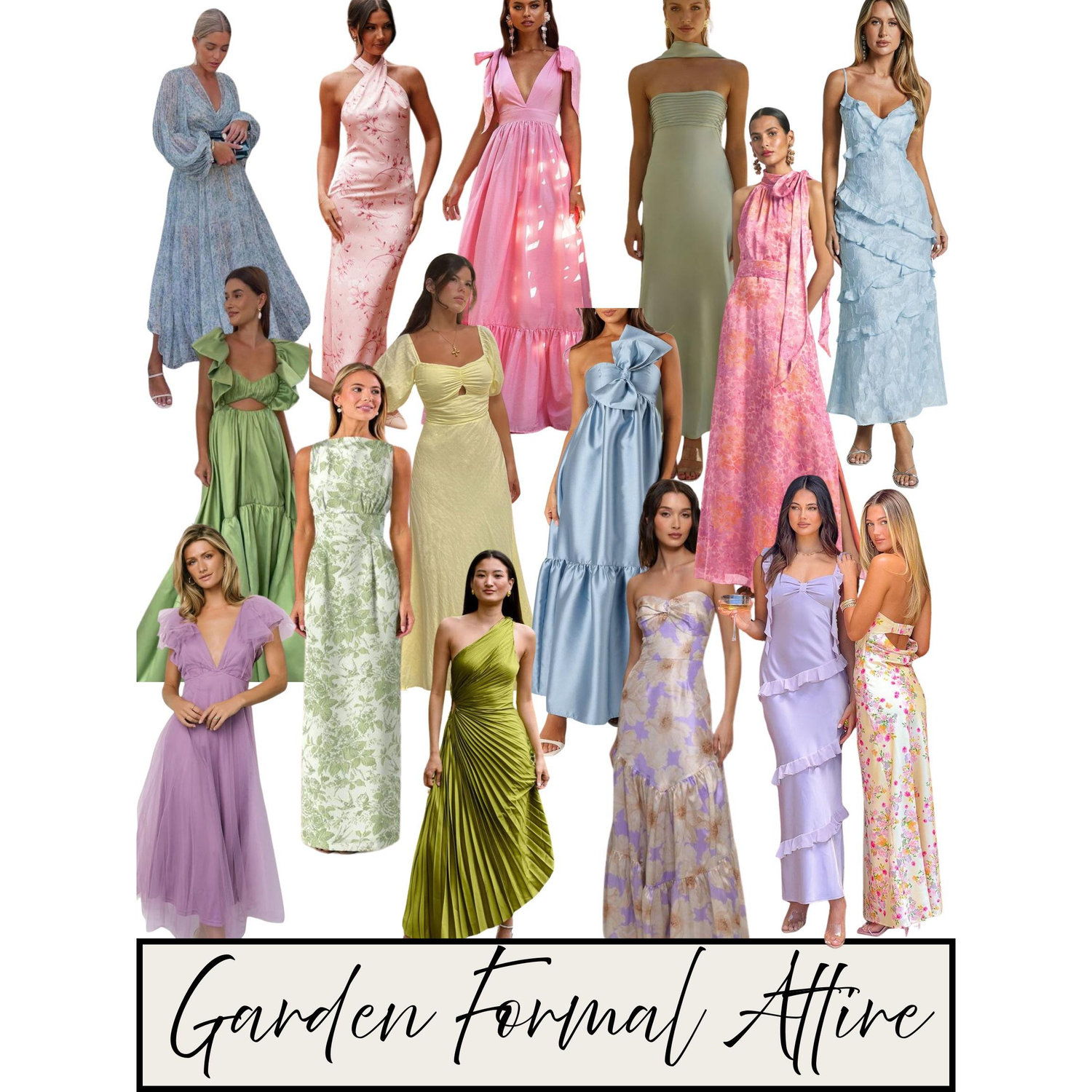 Ladies, here is some inspo for attire for the wedding!