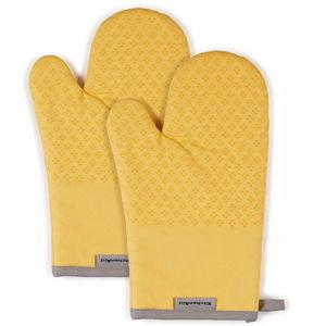 KitchenAid Asteroid 2-pc. Oven Mitt Set in Buttercup Color