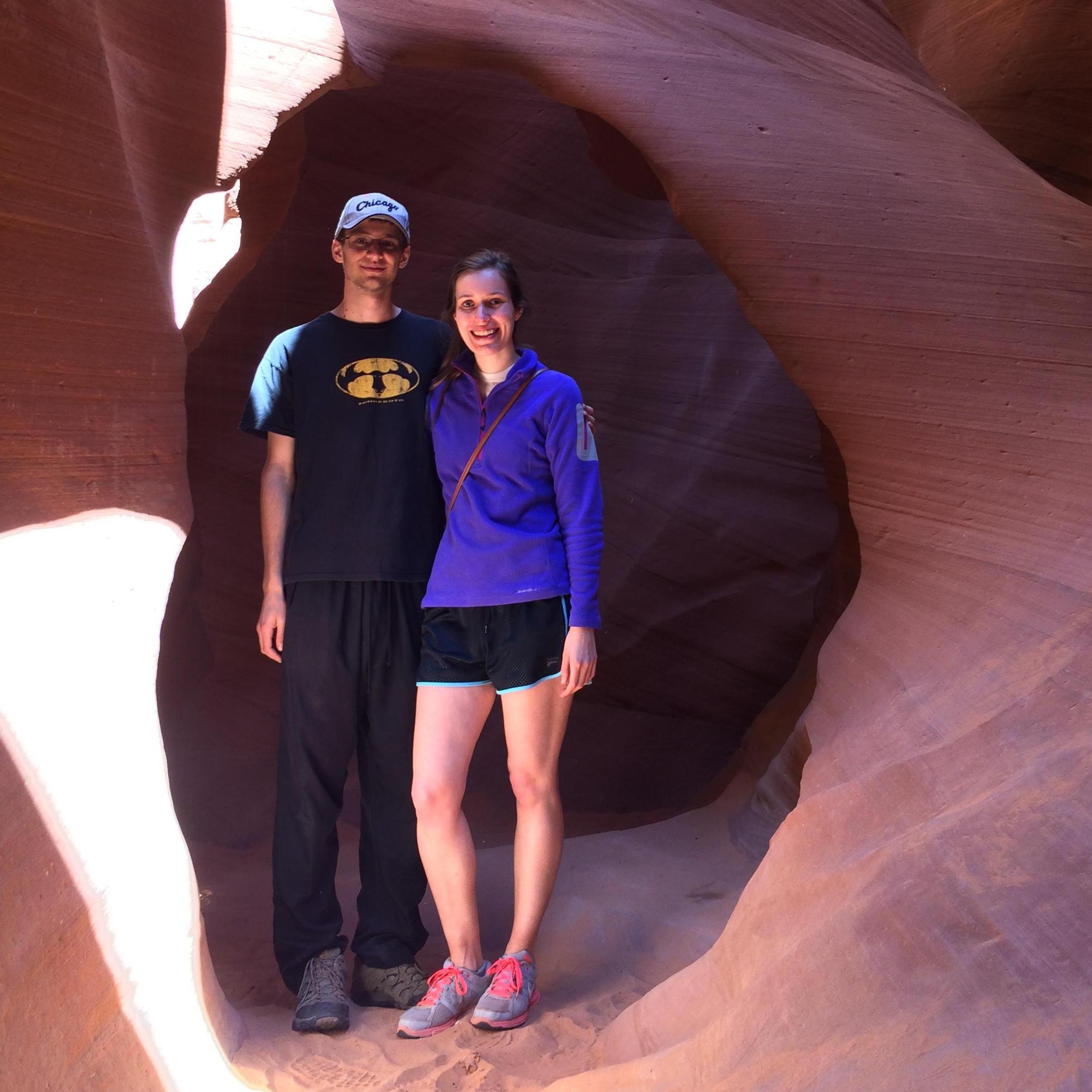 Visting Antelope Canyon, home of the default Windows screensaver