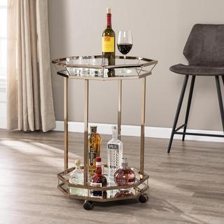 Ari Octagonal Bar Cart