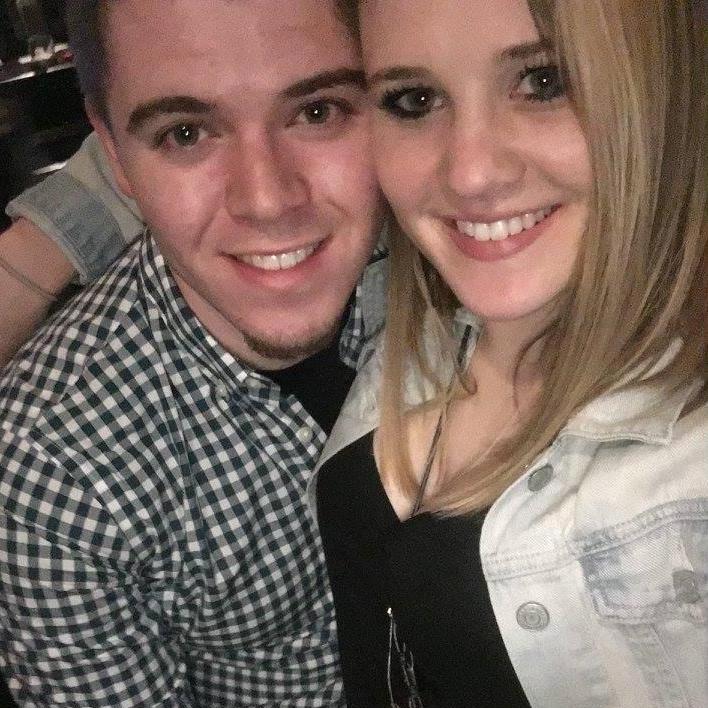 One of our first pictures together in March 2016