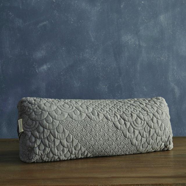 Crystal Cove Yoga Bolster, Buckwheat Fill Rectangular Support Pillow