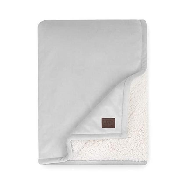 UGG Bliss Plush Sherpa Fleece - Reversible Throw Blanket, Seal