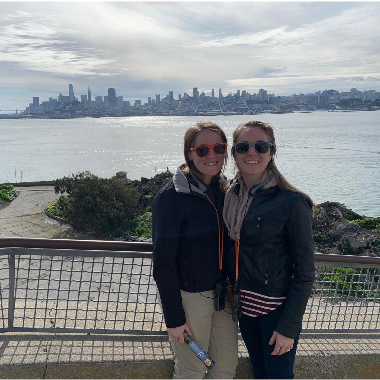 We spent time on Alcatraz... Why, you ask? Because we stole each others hearts.