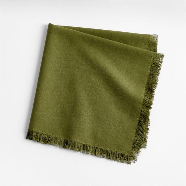 Craft Moss Fringe Napkins, Set of 8