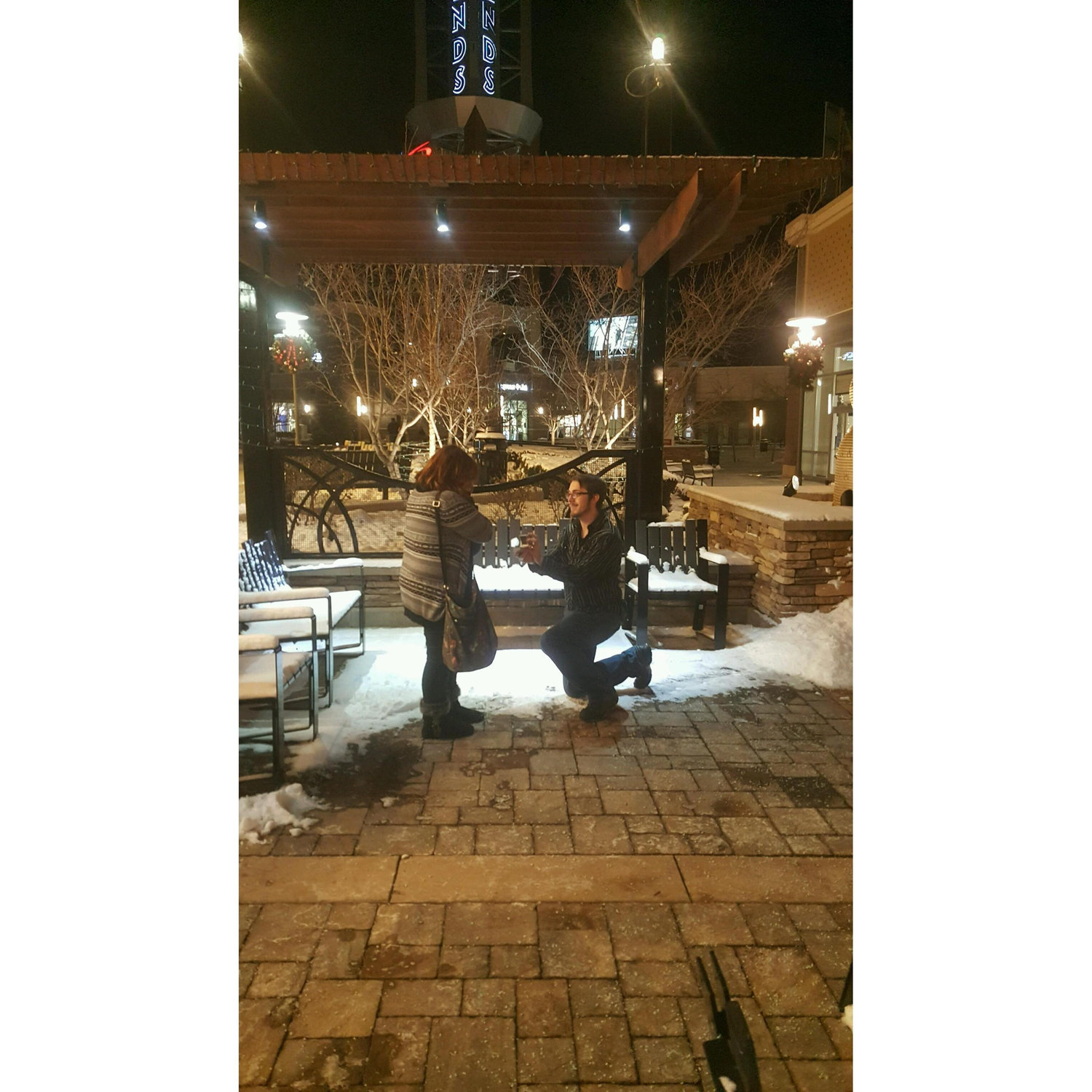 The proposal shot