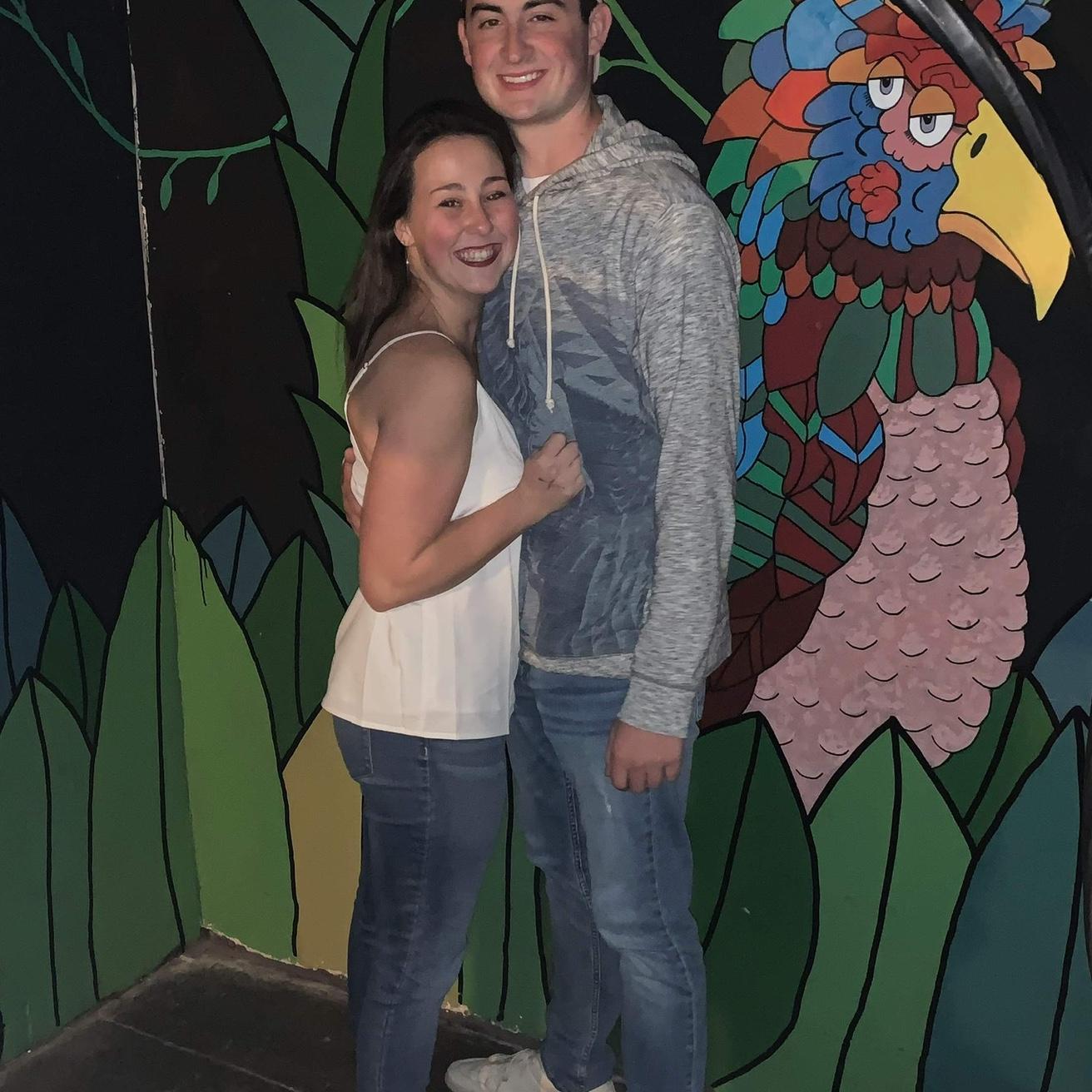 This is one of the first pictures we took together at a concert for a band called 90's Kids!