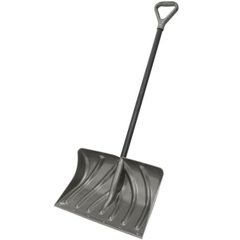 Suncast Steel Core 20 in Grey Snow Combo Shovel
