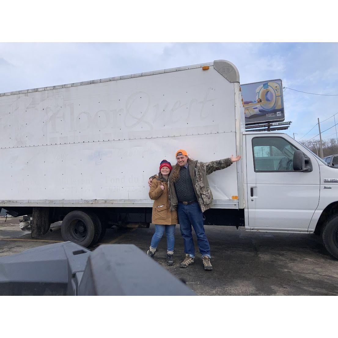 02/07/2023
After we visited "Our Lady of Good Help" in Champion, WI, we purchased our 16ft box truck to convert into our future home