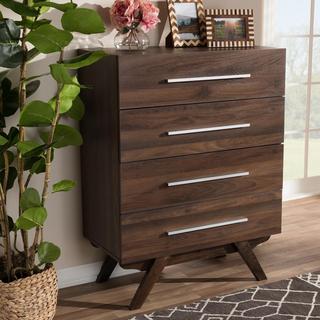 Wood 4-Drawer Chest