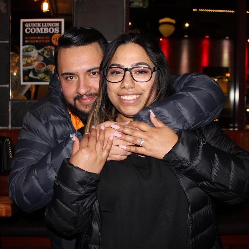 At our engagement celebration dinner!