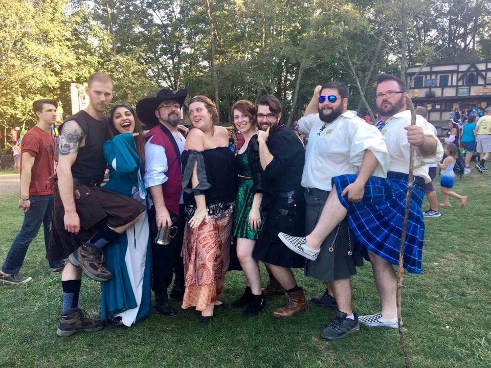 Ren Faire with James, Unsa, Josh, Liz, Meghan, Brendon, Ara, Chachi!