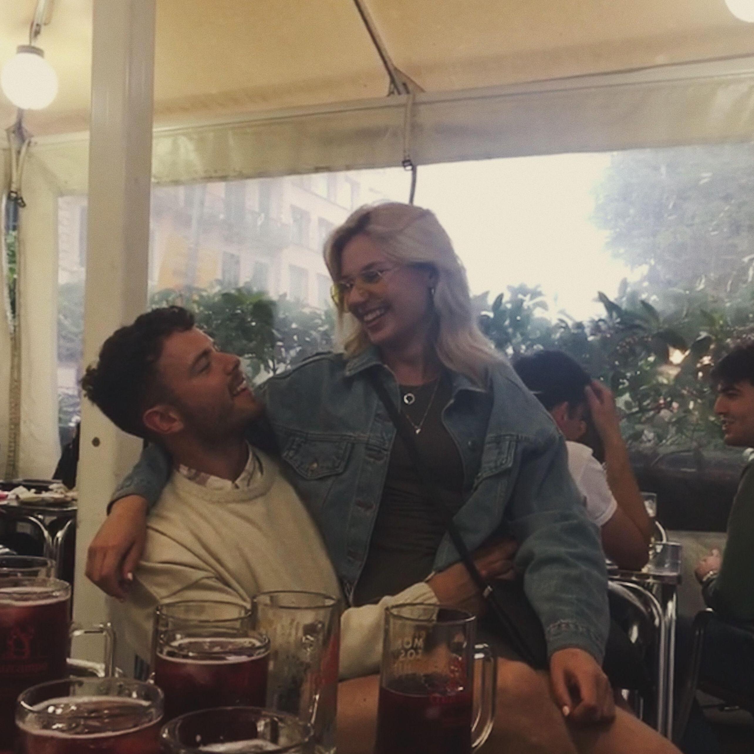 6 weeks after our first date, we were both on separate holidays in Barcelona. Kez naturally gatecrashed the boys trip to see Matt - June 2018