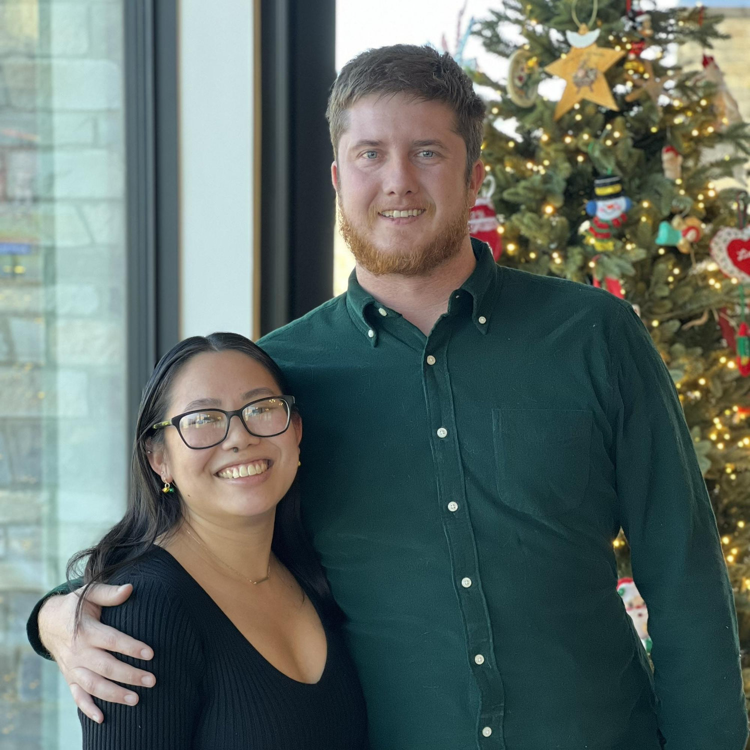 Scott "Kris Kringle" and Tali at Christmas in Albuquerque (2023)