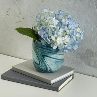 Marble Swirl Glass Vase