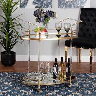Nakano Luxe 2-Tier Wine Cart