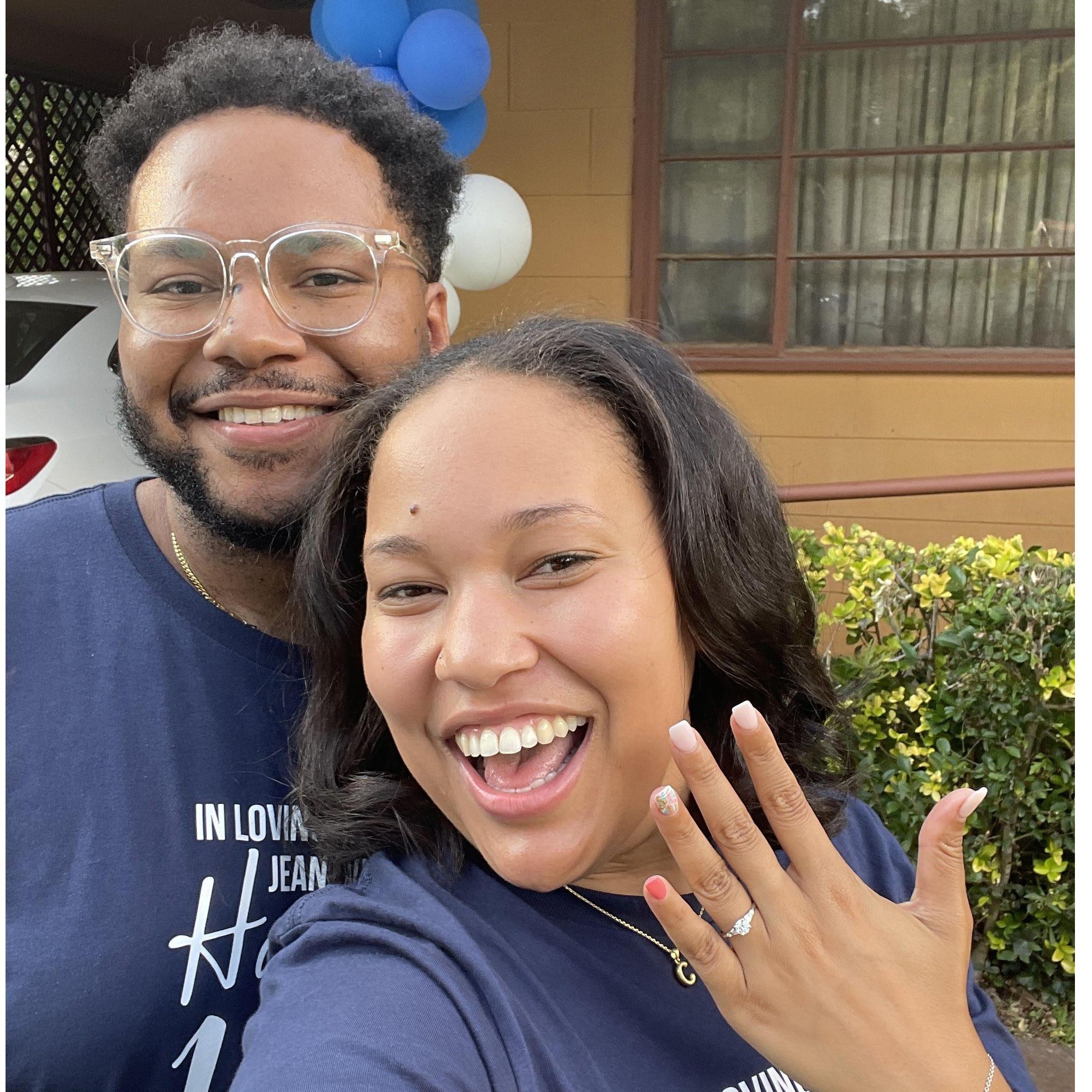We're engaged!