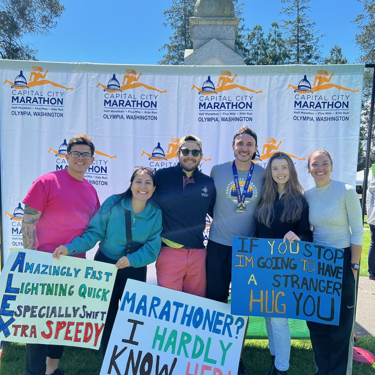 May 2024: Alex runs the Capital City Marathon