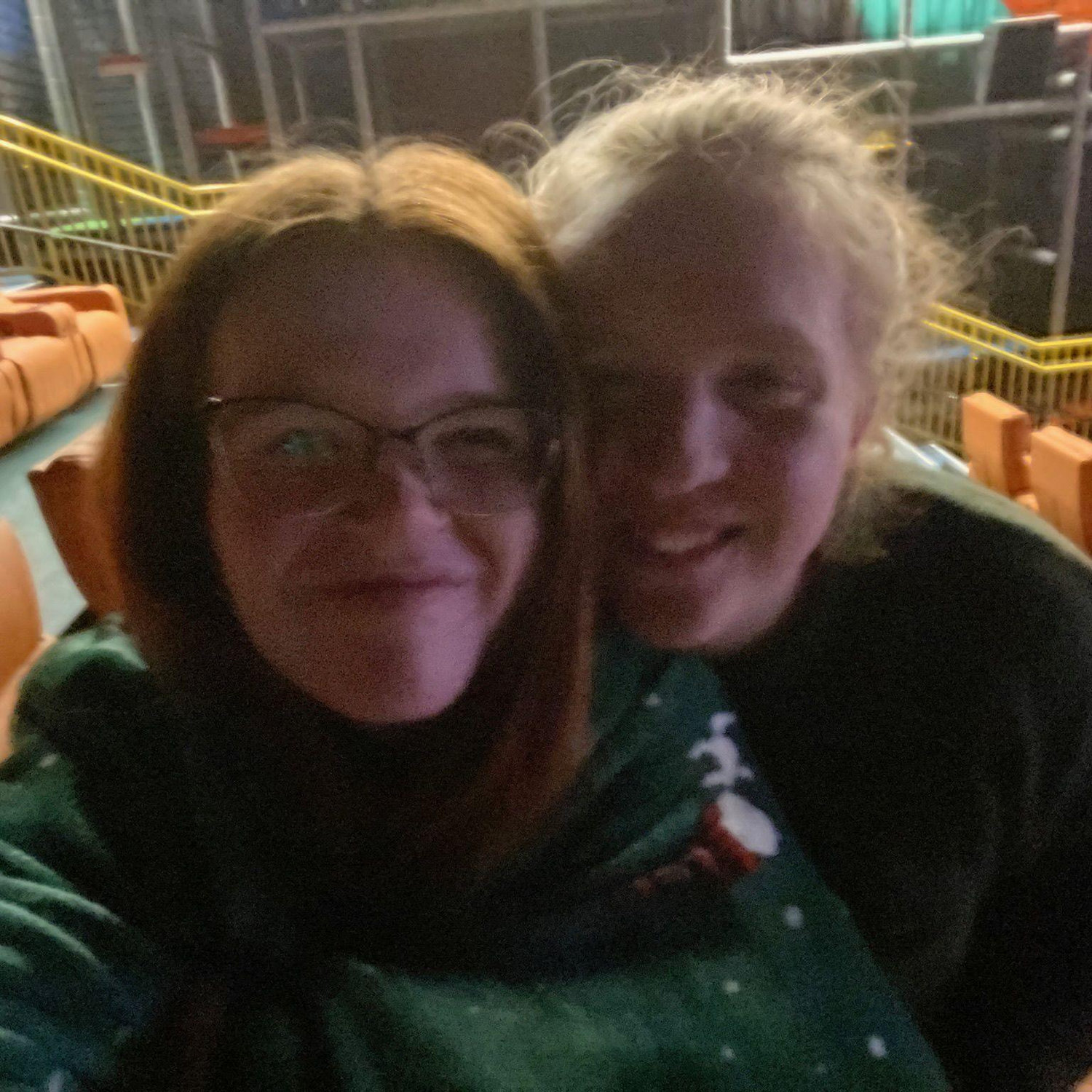 The night we saw Wicked in the theater!