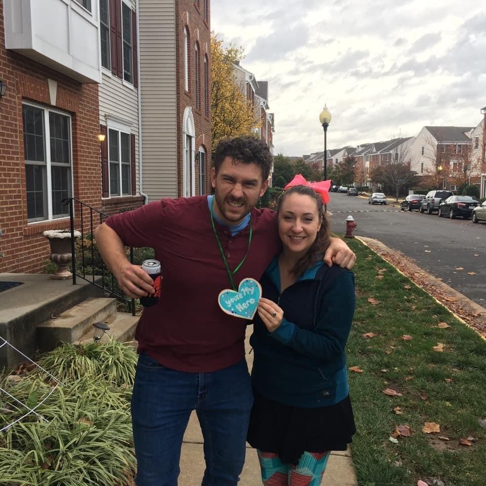Wreck-It Ralph & Vanellope, Northern VA (2019) Took Meg's family TT, Terry was the fav that year. All he did was remember to wear a red shirt. PSA: Halloween jello shots are always appreciated.