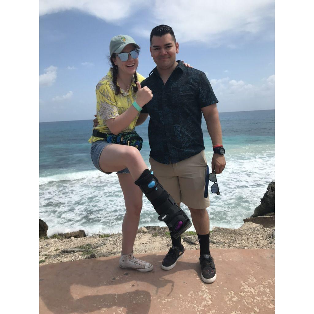 Cancun + Broken Foot 2020 :)