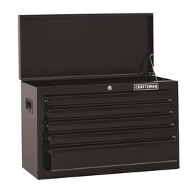 CRAFTSMAN Standard-Duty 26-in W x 13.25-in H 5-Drawer Ball-bearing Steel Tool Chest (Black)