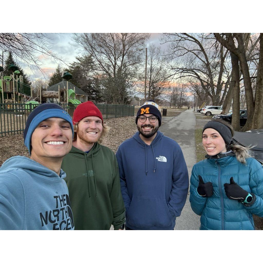 running in the cold