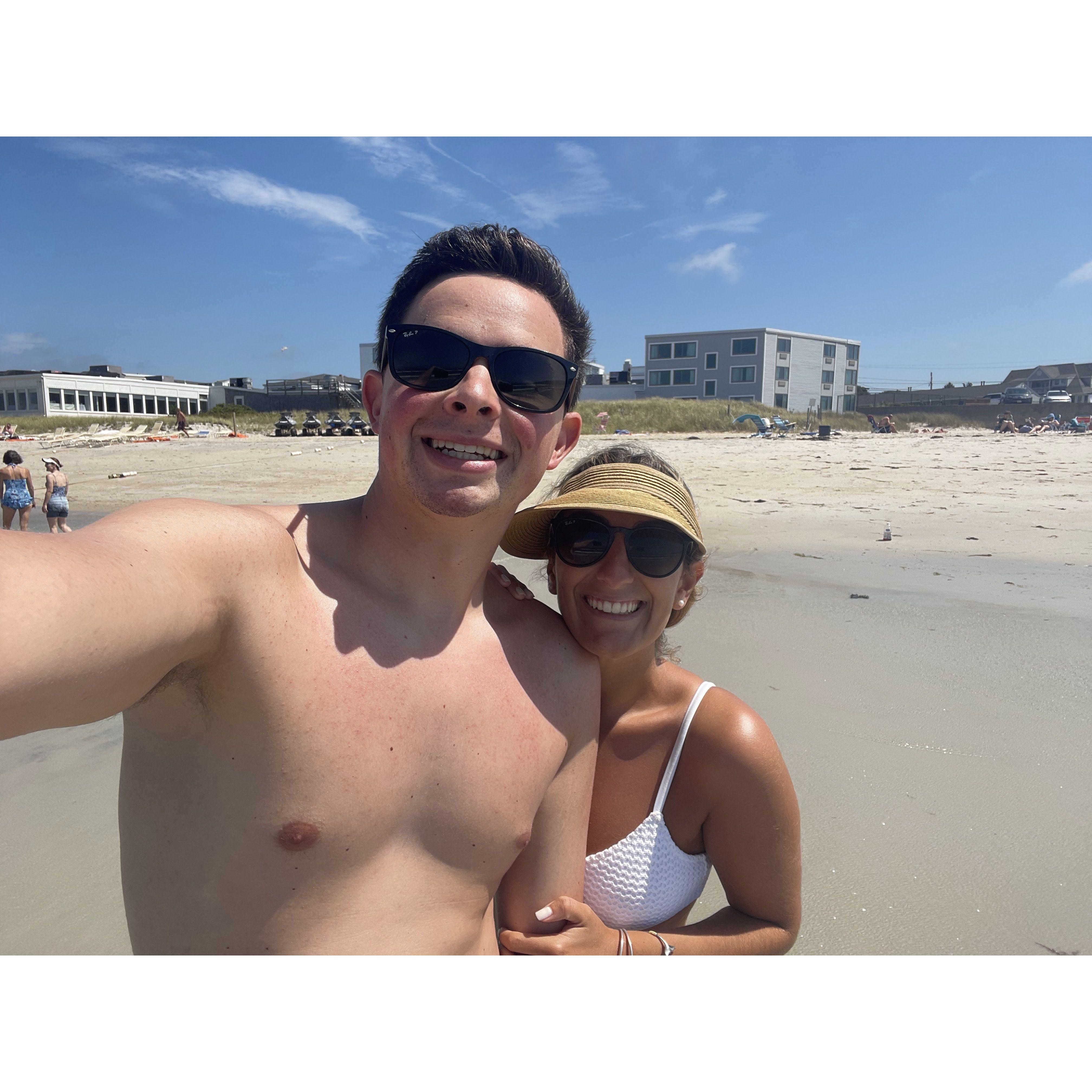 Old Silver Beach selfie Summer 2022
