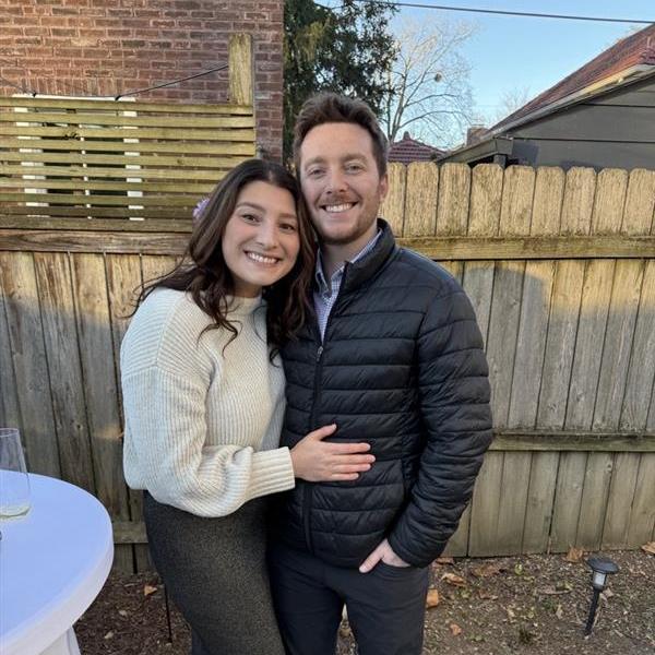 Our most recent wedding together.