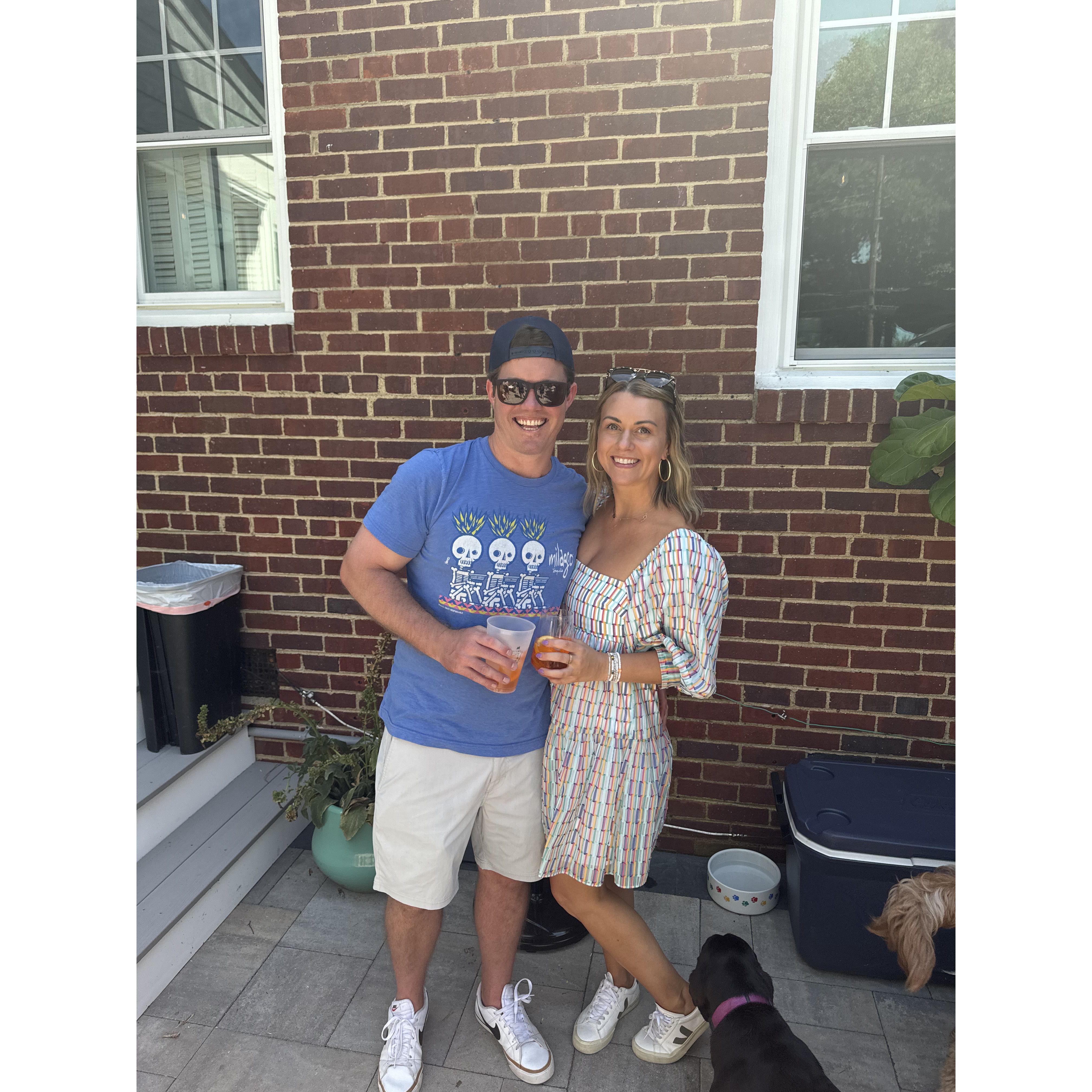 our housewarming party/kb's 35th birthday