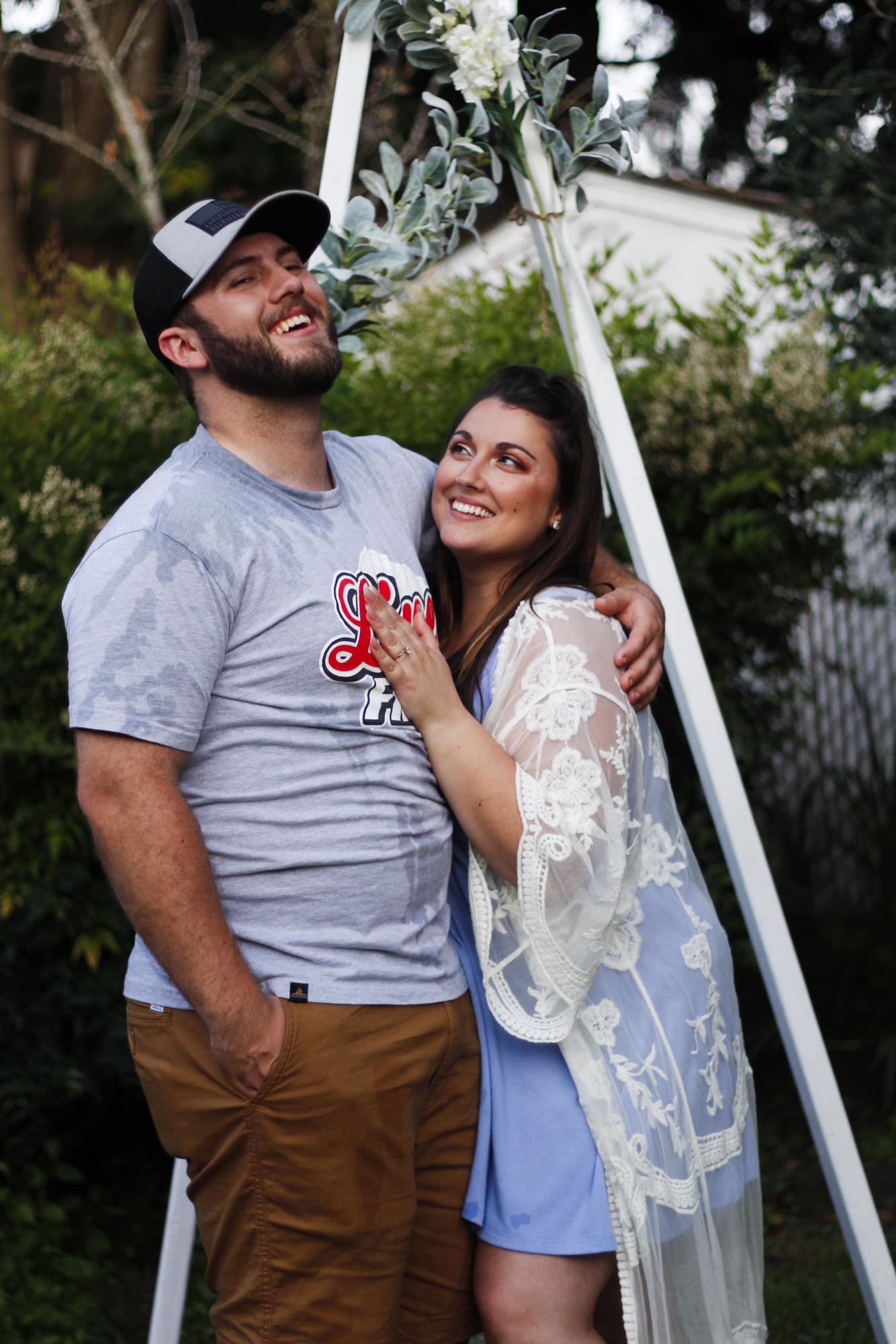 The day we got engaged!