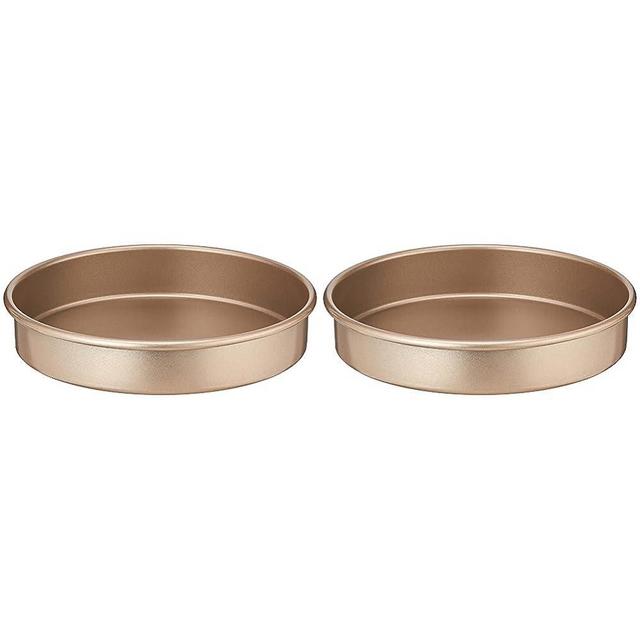 Cuisinart 9-Inch Chef's Classic Nonstick Bakeware Round Cake Pan, Champagne (Pack of 2)
