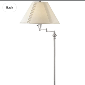 Cal Lighting Traditional One Floor Lamp, Silver