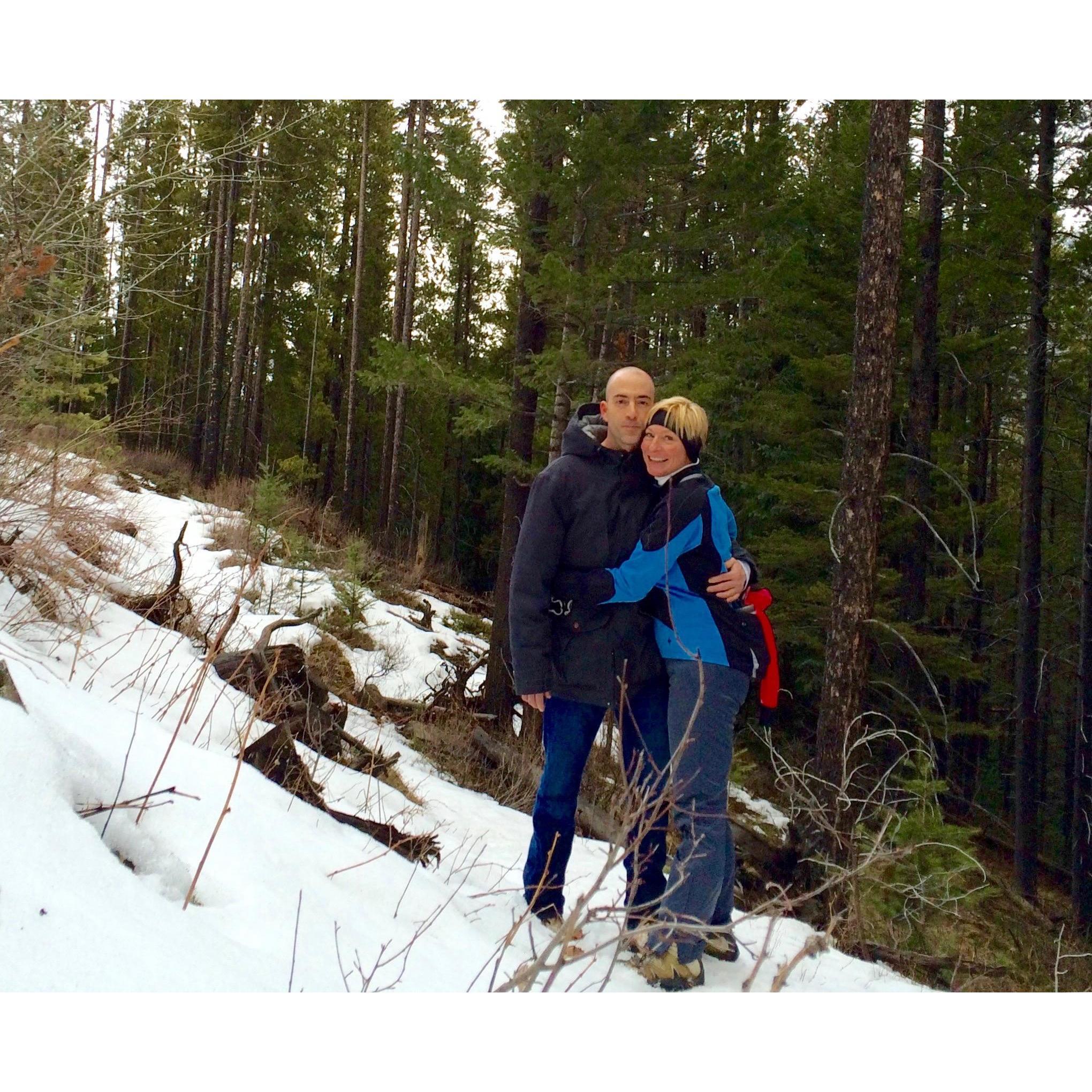Our first couple shot, still in the dating mode