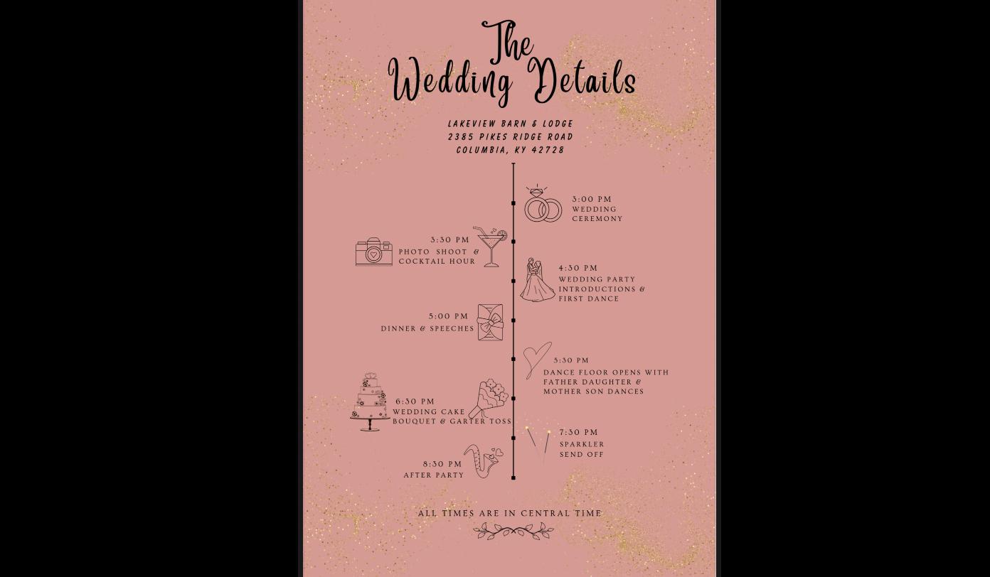 The Wedding Website of Jacinda Warner and Andrew Blair