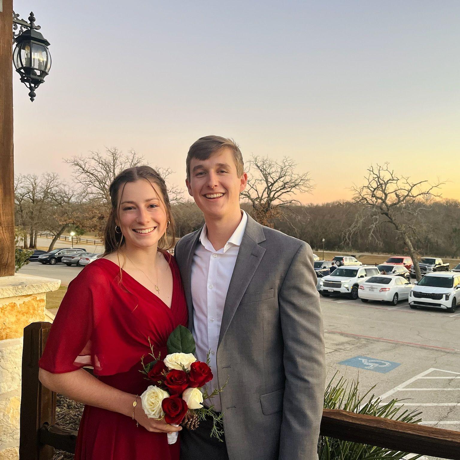 Most recent photo at our friend's wedding - Sammy and Luke!