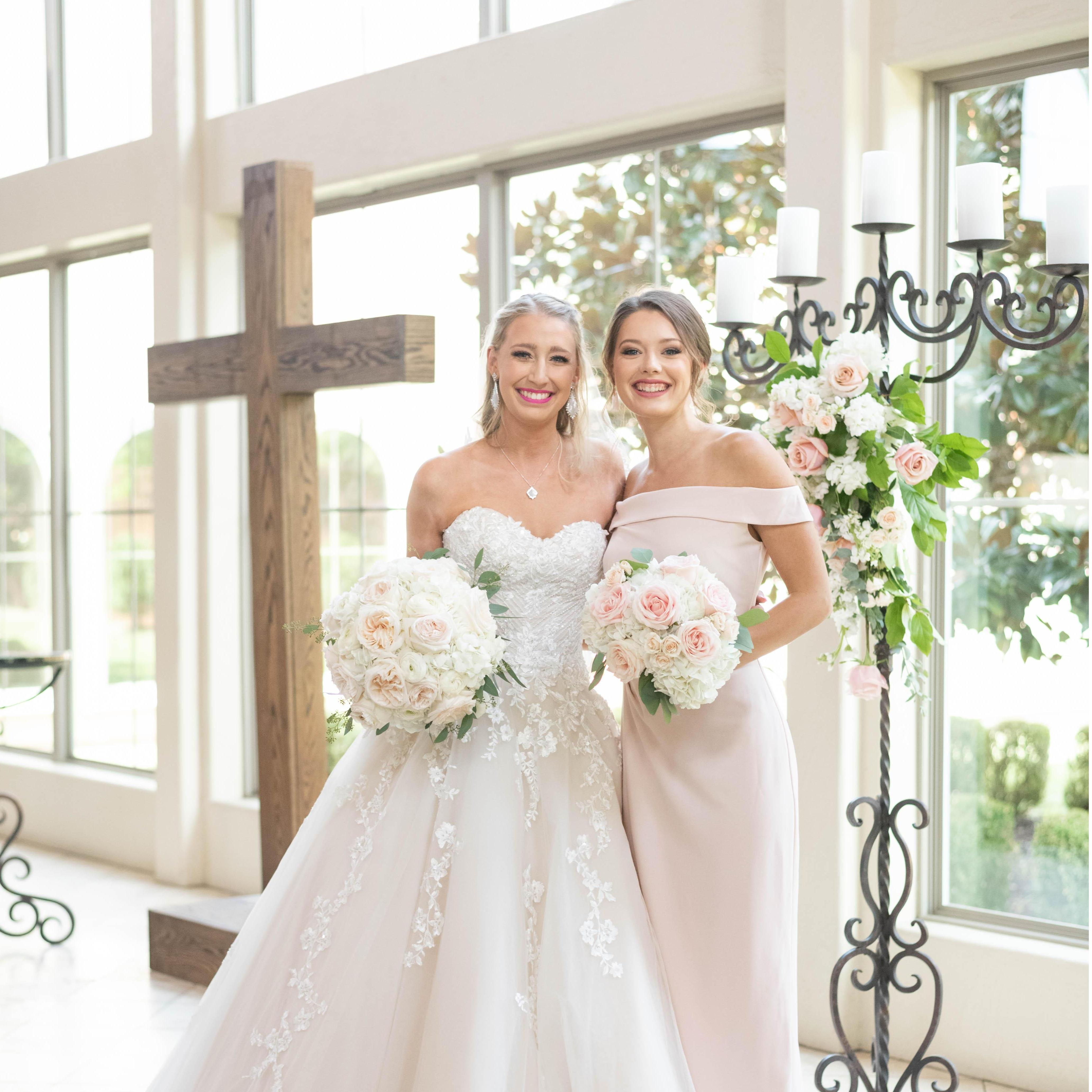 Marisa and Megan at Megan's wedding!