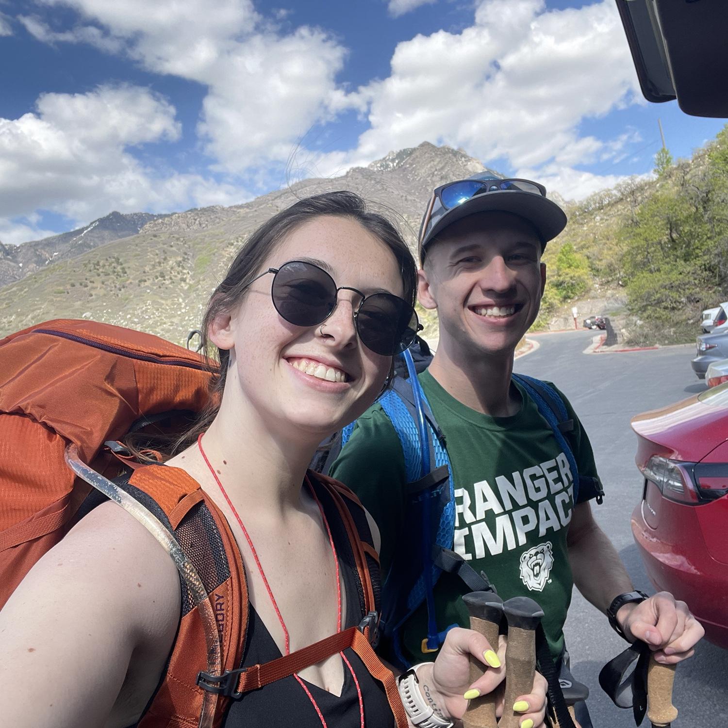 Our first backpacking trip together!!!
