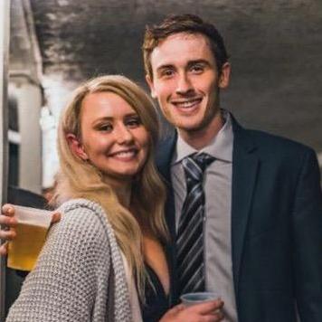 Our first wedding together one month after we started dating!