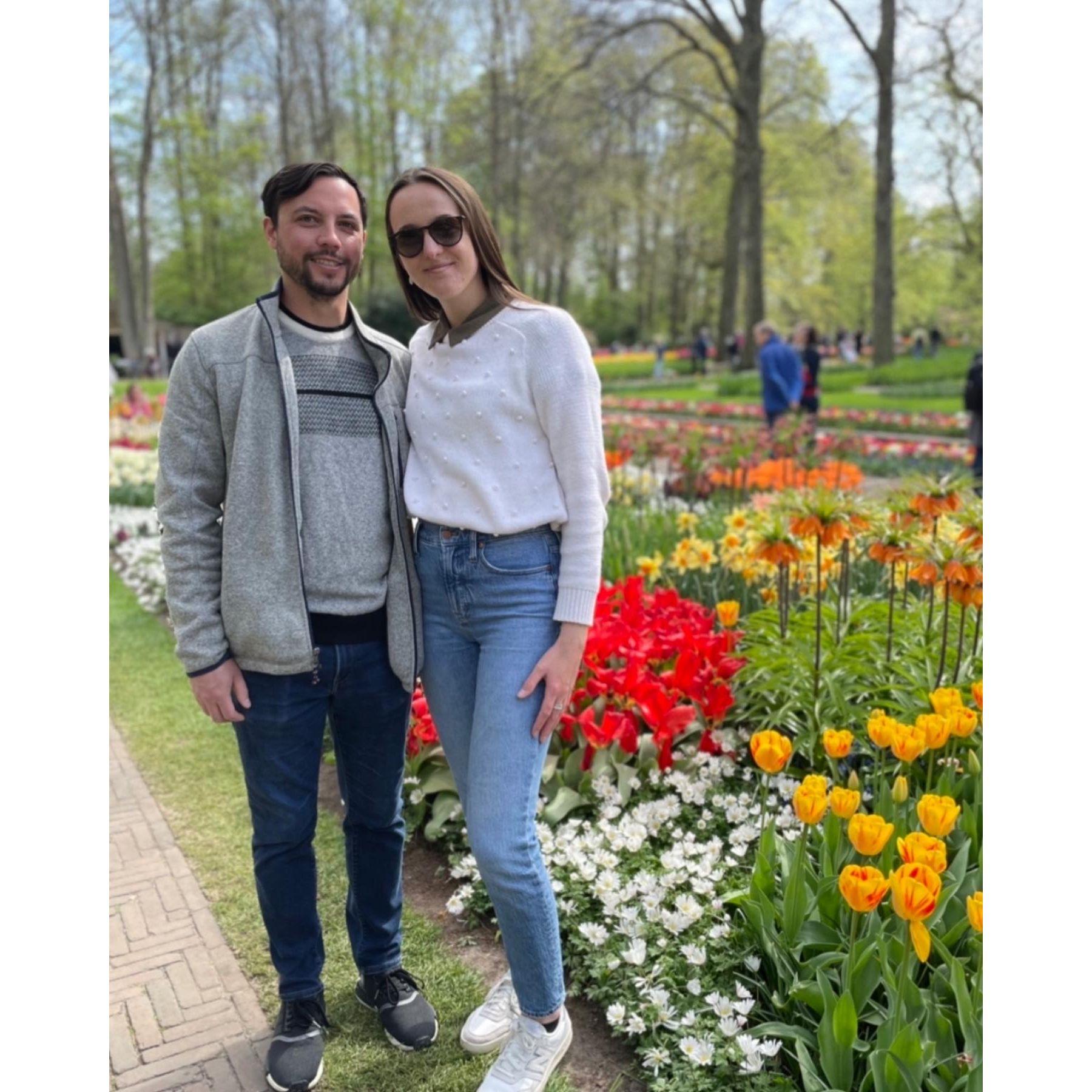 Visiting Keukenhof in Lisse, Netherlands