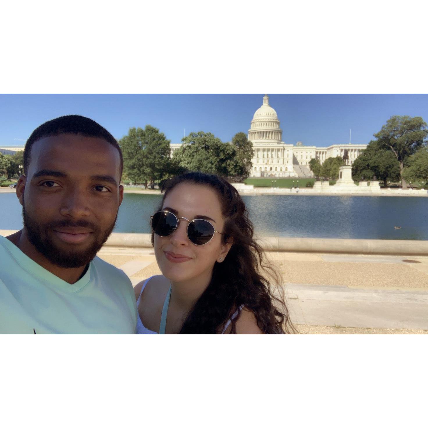 Visiting Daniel's sister in Washington DC