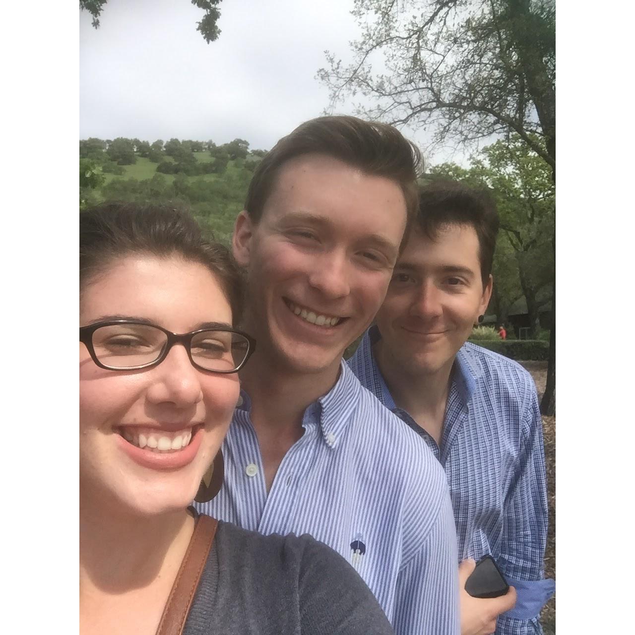 Visiting Napa with Ben