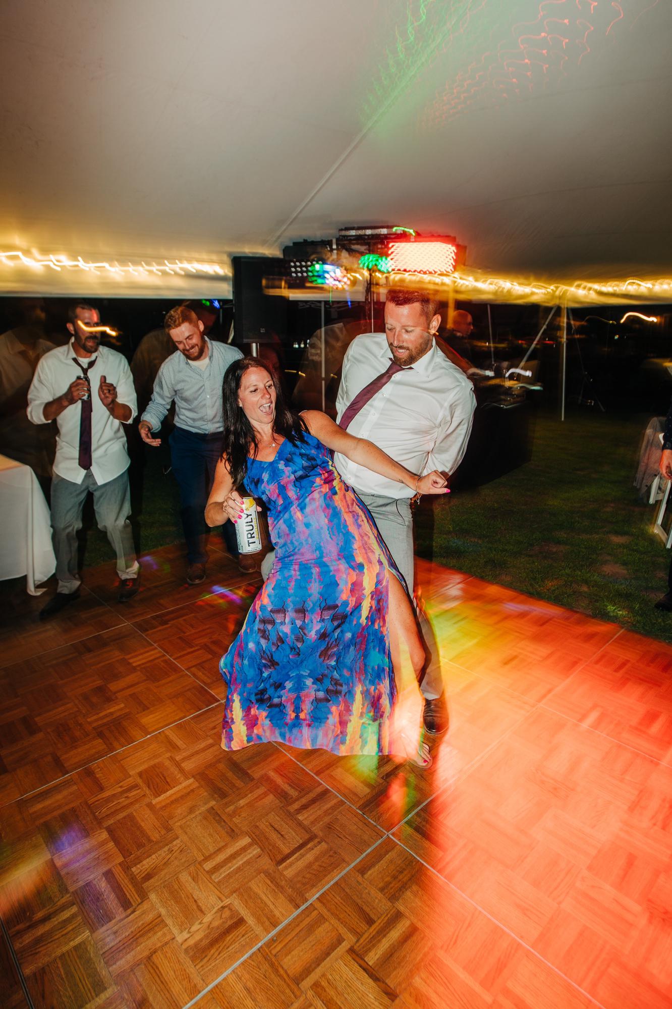 Tearing up the dance floor
