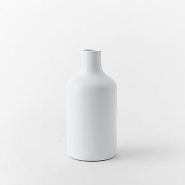 Pure White Ceramic Bottle